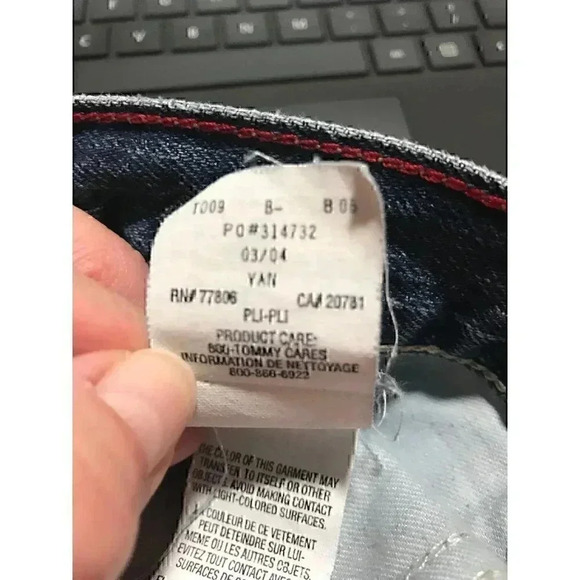 Tommy Hilfiger Women's Boot Cut Jeans in Classic Blue - Picture 8 of 10